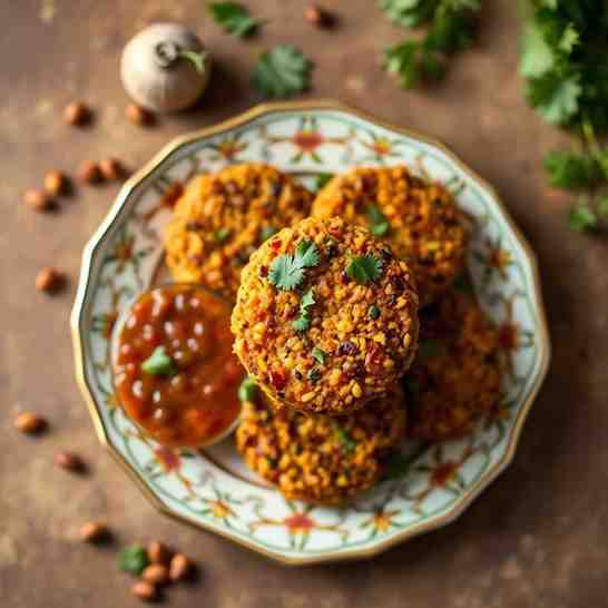 Crispy Lentil Fritters - Easy Vegetarian Indian Dishes Recipes